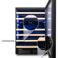 Grand Cru Black SMART 92 Bottle Multi Zone Wine Fridge