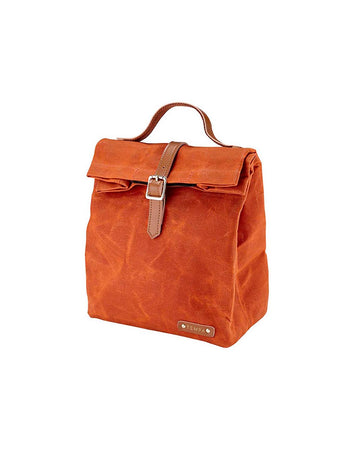 Tempa Buckle Insulated Terracotta Lunch Bag