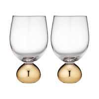 Astrid Gold Wine Glass 2 Pack