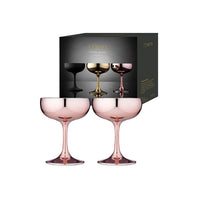 Aurora Rose Champagne Vintage Saucer 2 Pack