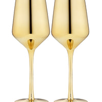Aurora Gold Wine Glass 2 Pack