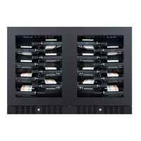 Grand Cru 80 Bottle 'Label View' Dual Zone Wine Fridge