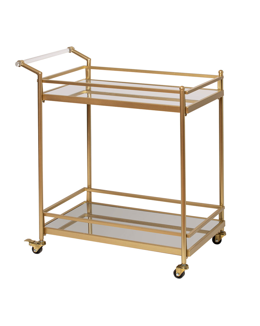 Bradley Gold Bar Cart