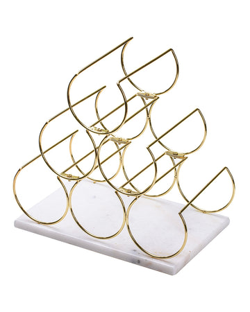 Emerson White Large Wine Rack