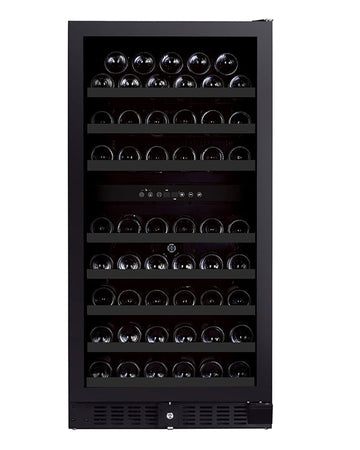 Grand Cru Black 94 Bottle Dual Zone Wine Fridge - Refurbished R1