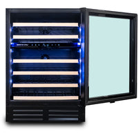 Grand Cru Black SMART 46 Bottle Dual Zone Wine Fridge