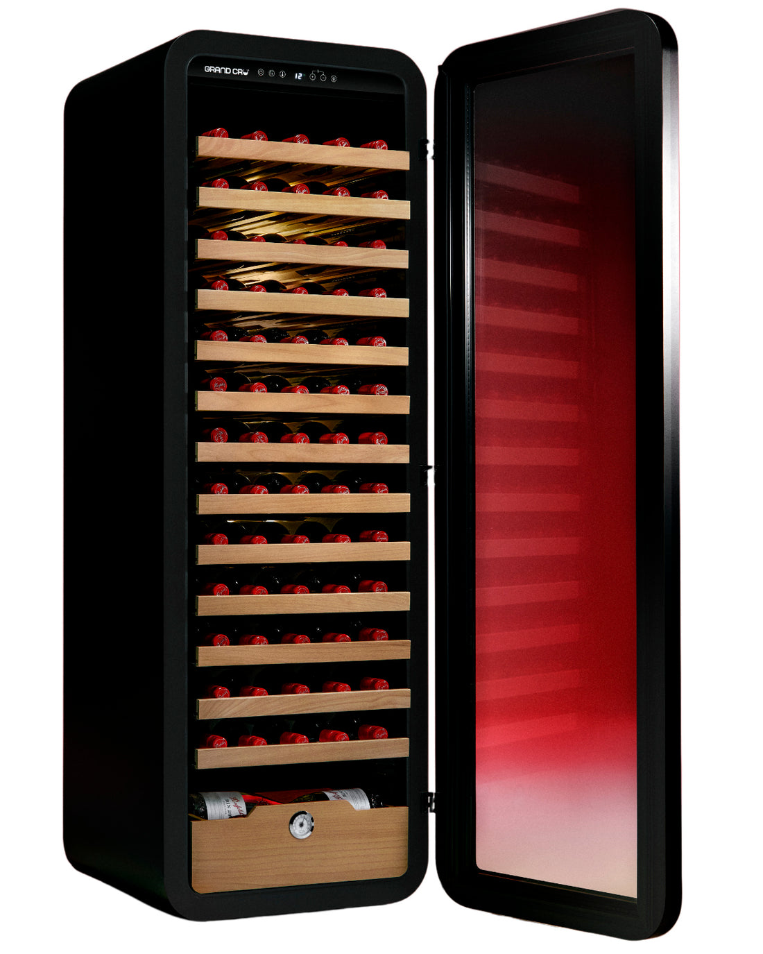 Grand Cru  Label View 90 Bottle Single Zone Wine Fridge