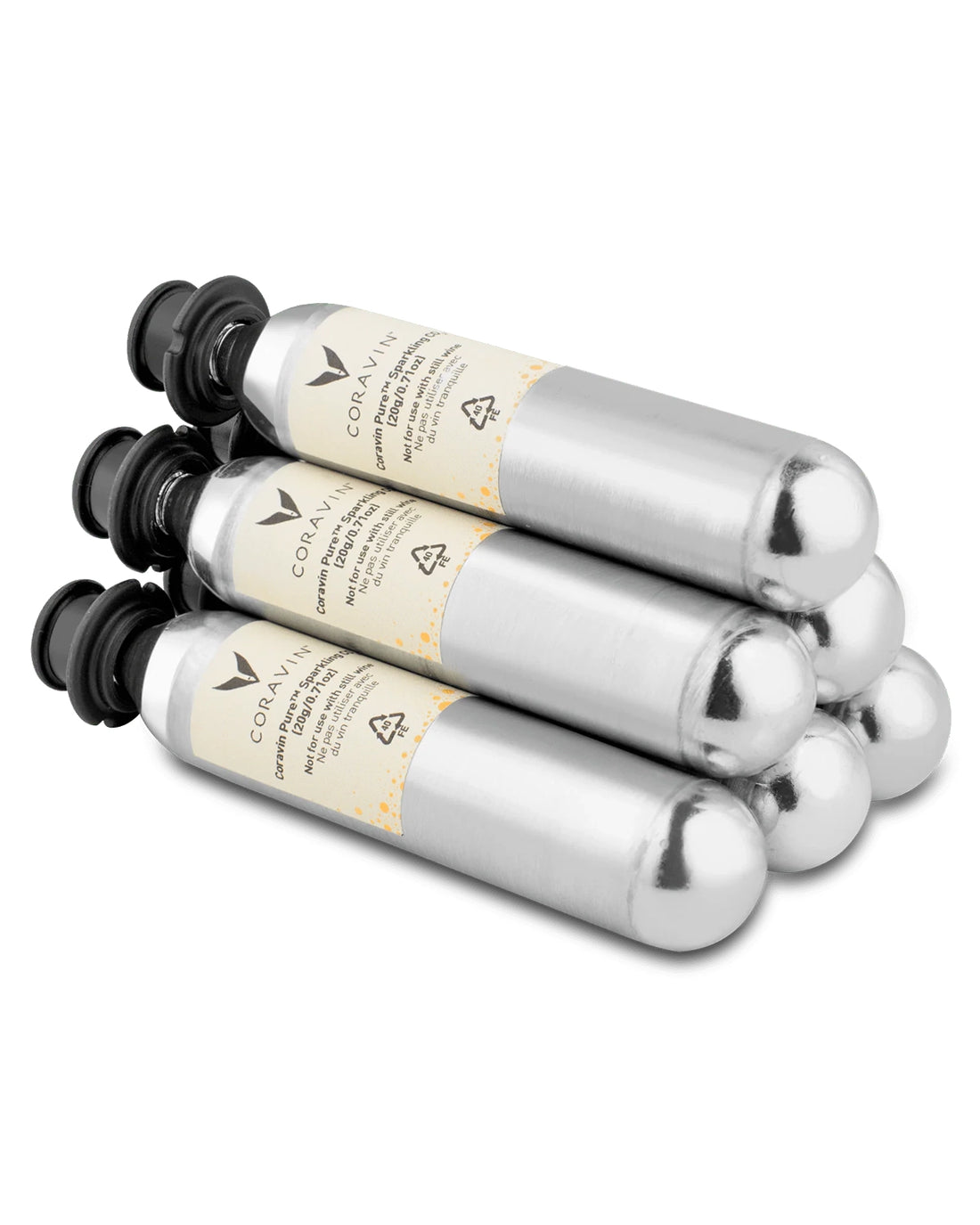 Coravin Pure Sparkling CO2 Capsules (Six)
