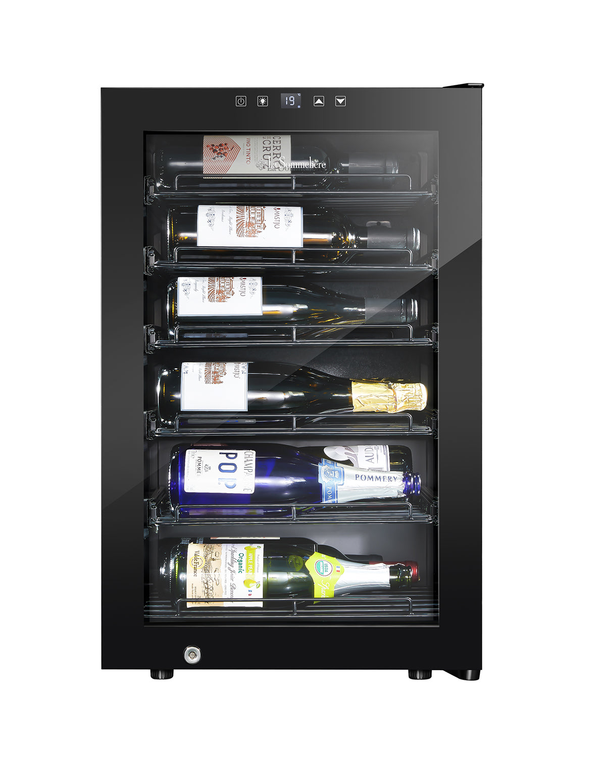 Little Cave Label View 22 Bottle Single Zone Wine Fridge – Grand Cru ...
