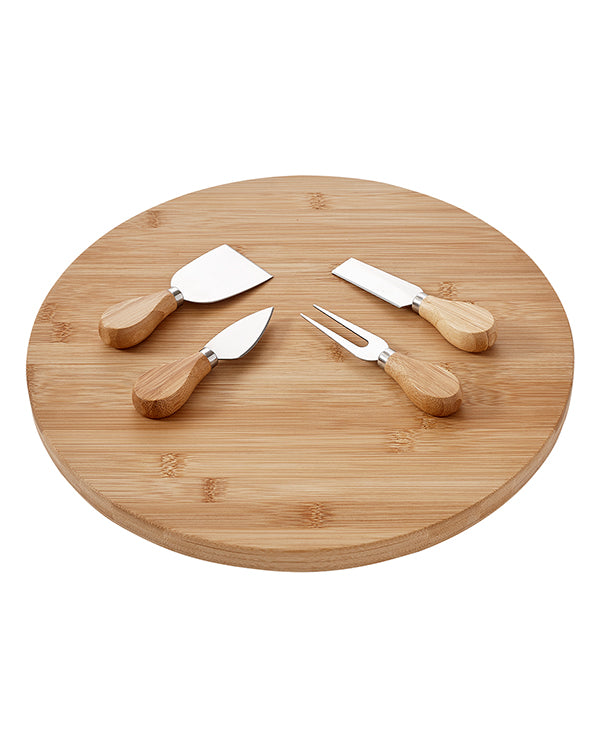 Fromagerie Spinning Serving Set - Bamboo