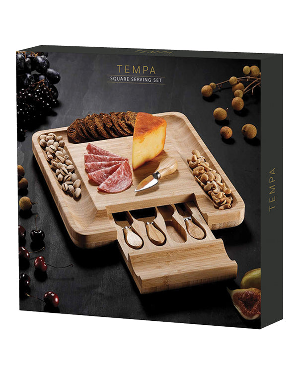 Fromagerie Square Serving Set - Bamboo