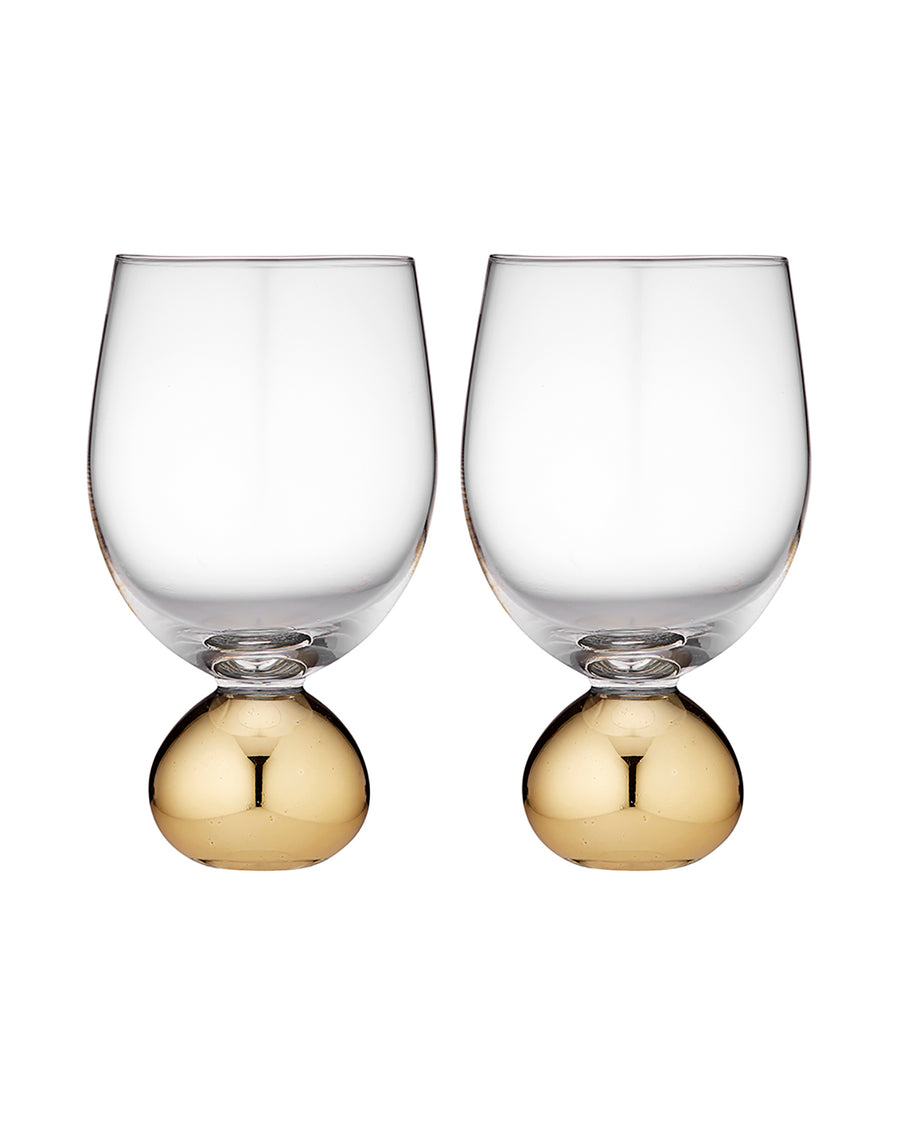 Astrid Gold Wine Glass 2 Pack