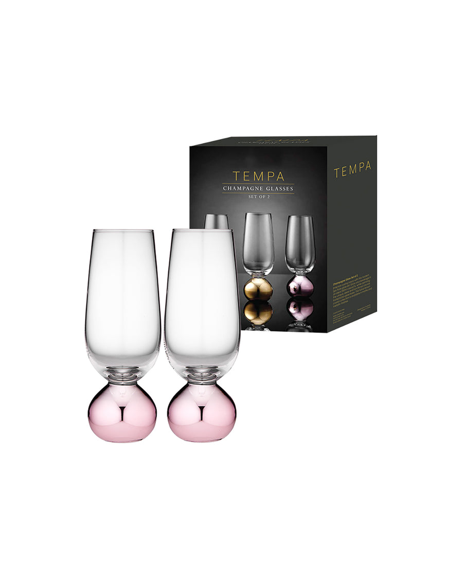 Astrid Rose Champagne Glass 2 Pack