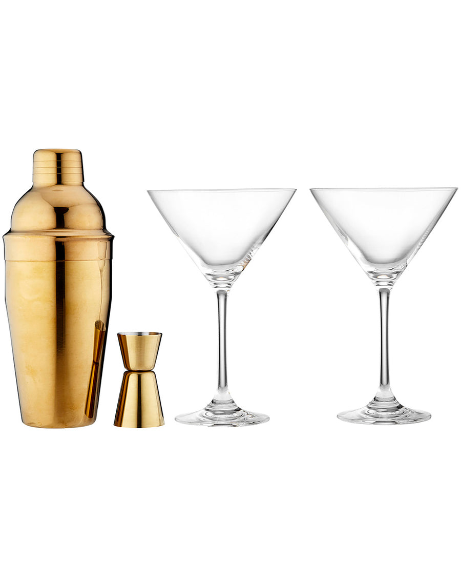 Aurora Gold Cocktail Gift Set 4 Piece