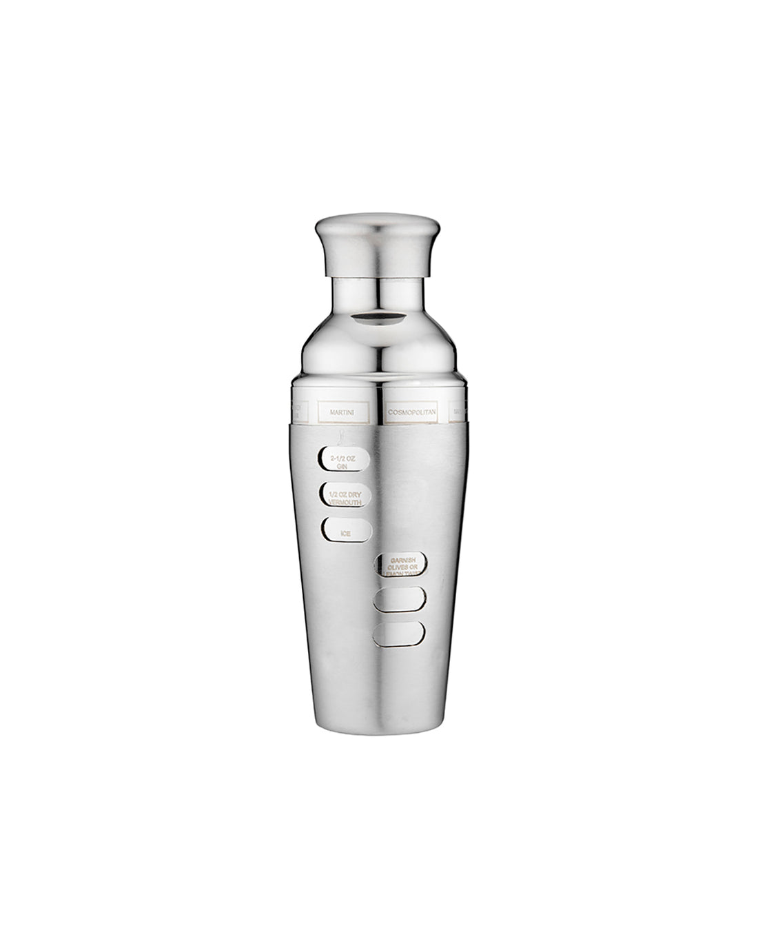 Aurora Recipe Silver Cocktail Shaker