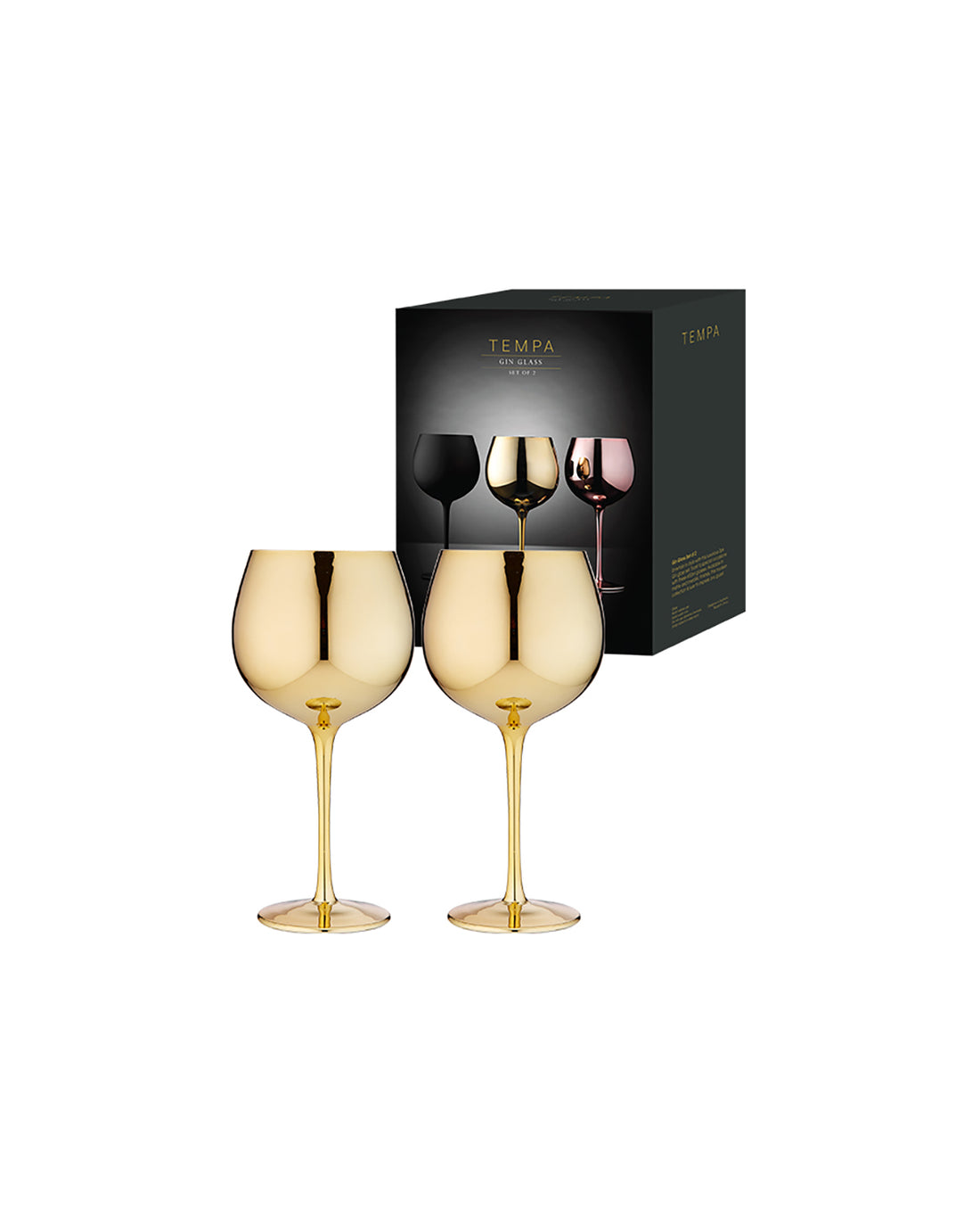 Aurora Gold Gin Glass 2 Pack