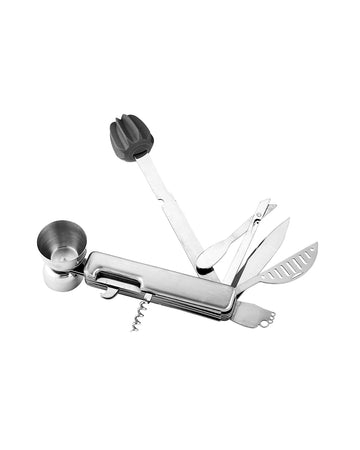 Mixologist Silver 8 Function Multi Bar Tool