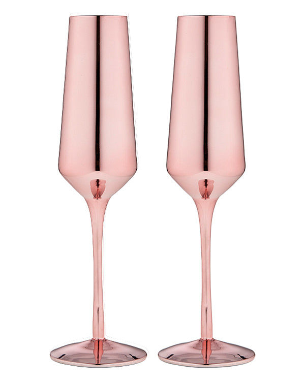 Aurora Rose Champagne Glass 2 Pack