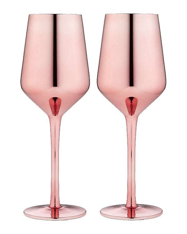 Aurora Rose Wine Glass 2 Pack