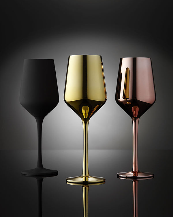 Aurora Gold Wine Glass 2 Pack