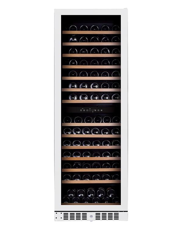 Grand Cru Alpine White and Timber GC166DWT Wine Fridge