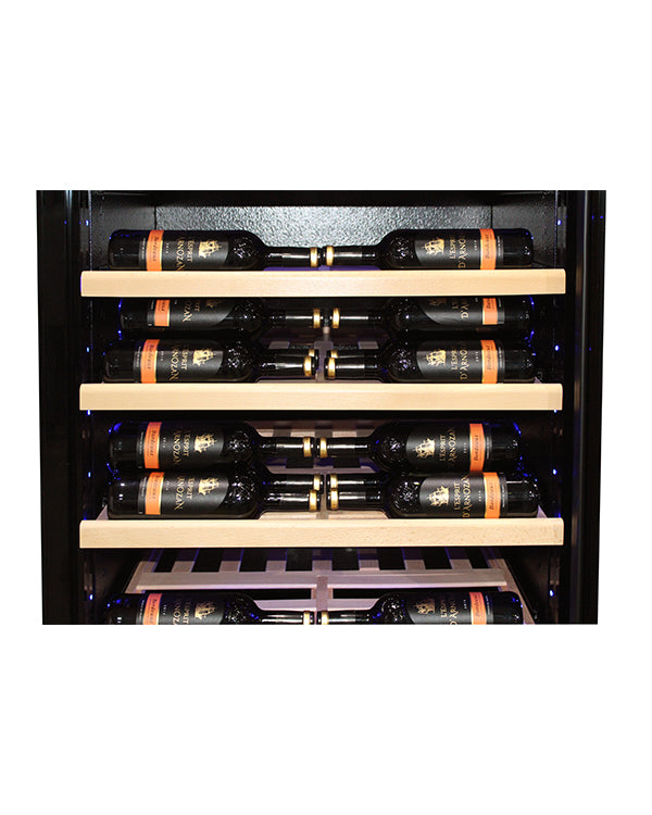 Grand Cru 586 Bottle 'Label View' Dual Zone Wine Fridge