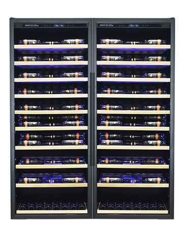 Grand Cru 586 Bottle 'Label View' Dual Zone Wine Fridge