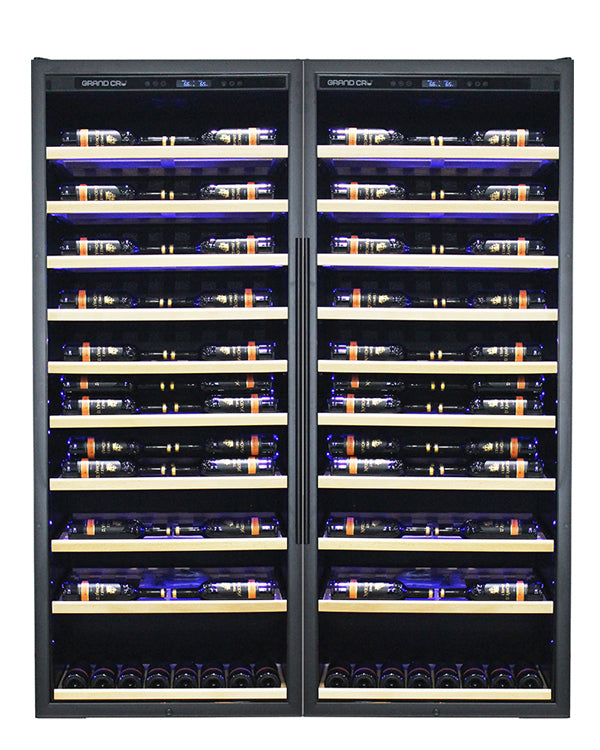 Grand Cru 586 Bottle 'Label View' Dual Zone Wine Fridge