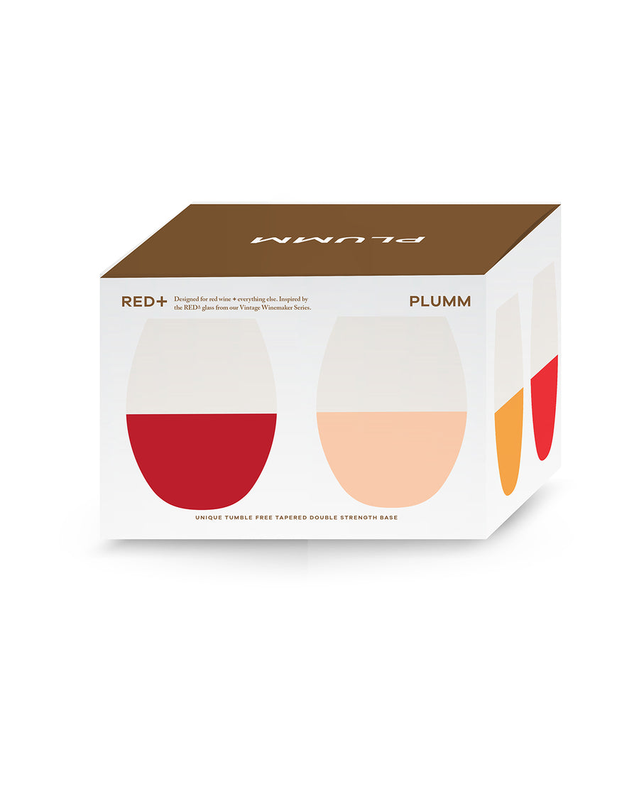 Plumm Stemless RED+ Master Carton 16 Pack