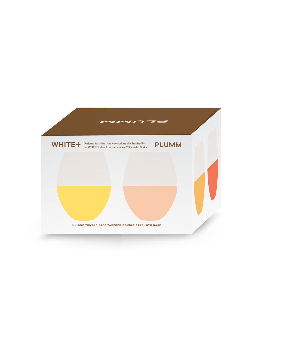 Plumm Stemless WHITE+